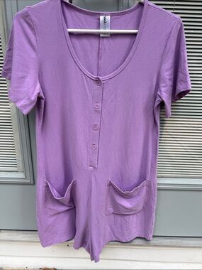 Smash + Tess "Cheeky Romper" in lavender/lovely purple (Size Small)